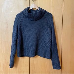 Grey banana republic turtleneck wool sweater